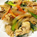 ★ゴンぎつね★'s cooksnap of when they made 焼肉のたれで簡単♪甘辛豚丼.