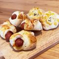 ララかほみお's cooksnap of when they made HMで簡単本格ウインナーパン.