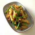 ランチ３３０'s cooksnap of when they made 長芋と挽肉のカレー炒め♬.