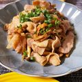 t0mt0mt0m's cooksnap of when they made レンジで5分！きのこ豚丼.
