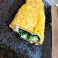 PPPPii0's cooksnap of when they made お弁当の…「ほうれん草とチーズの卵焼き」.
