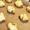 餅モチ子's cooksnap of when they made 冷凍パイシートでミニチョコクロワッサン☆.