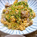 PPPPii0's cooksnap of when they made 豚こまと豆苗たまごのふんわりニンニク炒め.