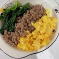ネギがお好き's cooksnap of when they made 【簡単ご飯】我が家の三色そぼろ丼.