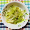 チェックのミニくま's cooksnap of when they made レンジで簡単！HOTレタスのオイスター！.