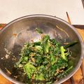ちゃとぷうさん's cooksnap of when they made 茹でて和えるだけ！春菊なめ茸和え.