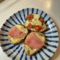 ポークの嫁's cooksnap of when they made モッツァレラチーズとハムトースト.