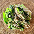 azbjbn's cooksnap of when they made 小松菜とえのきのナムル.