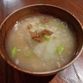 nudist's cooksnap of when they made 【農家のレシピ】梅みぞれ雑炊.