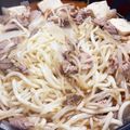 ママメイン！時々子供's cooksnap of when they made 豚ともやしの白だし無限ごま油鍋.