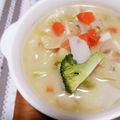 okome‐life's cooksnap of when they made 里芋の和風味噌チャウダー.