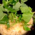 Blue's cooksnap of when they made 豆腐の卵寄せ☆あんかけ.