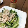 didiko's cooksnap of when they made ささみ缶で！棒々鶏（バンバンジー）簡単♪.