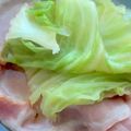 Blue's cooksnap of when they made 春キャベツとベーコンのあっさり煮.