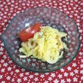 mmameco's cooksnap of when they made 大根ⓒの卵和えサラダ✿with竹輪ⓒ✿.
