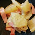 ばたみそーぱん☆'s cooksnap of when they made ベーコンと大根の洋風きんぴら.