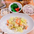 つくおきいのちゃん's cooksnap of when they made ヘルシー鮭のちゃんちゃん焼き.