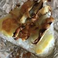 クックU5WHF5☆'s cooksnap of when they made きのこdeパリおにぎり☆焼おにぎり☆弁当.
