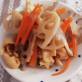 okome‐life's cooksnap of when they made 蓮根と鶏皮のきんぴら.