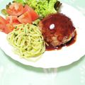 ぱふ♪'s cooksnap of when they made 今夜の夜ご飯♡ハンバーグでミルバーグ♡.
