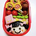 クックTWN2IE☆'s cooksnap of when they made 卒園に！【ランドセルおにぎり】キャラ弁.