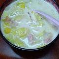 びぃ～'s cooksnap of when they made きゃべつとベーコンのミルクスープ♪.