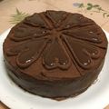 ろこのけんさん's cooksnap of when they made ガナッシュサンドdeチョコレートケーキ♪.