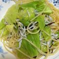 ヒヨコマメ☆'s cooksnap of when they made しらすとキャベツの和風パスタ.