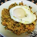 龍青空ママ's cooksnap of when they made 簡単♪キムチチャーハン目玉焼きのせ.