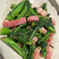 akarin26's cooksnap of when they made 菜の花と炒めベーコンのマスタード和え.