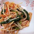 3ﾒﾝmam's cooksnap of when they made えのきとニラのキムチナムル.