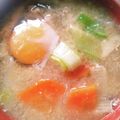 こみく's cooksnap of when they made 味噌汁のネギはブツ切りが美味しいよ♪.