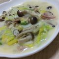 よっクマごん's cooksnap of when they made 簡単濃厚♡白菜クリーム煮♡.