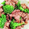 pyonpoco's cooksnap of when they made 牛肉とブロッコリーのオイマヨ炒め.