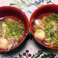 minmo2✳️2's cooksnap of when they made 鯵のあら汁.