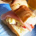 ★ゴンぎつね★'s cooksnap of when they made クロワッサンサンド.