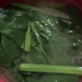 ﾌﾞﾚﾝﾀﾞ's cooksnap of when they made ほうれん草のお味噌汁.