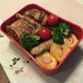 こつゆ514's cooksnap of when they made お弁当・・・170餃子のっけ弁当.