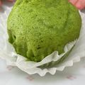ぷりんち's cooksnap of when they made 忙しい朝でも。簡単抹茶蒸しパン♪.