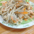 ✏❤☁⚡⏳'s cooksnap of when they made 鶏ささみ&ごぼうのごまマヨサラダ.
