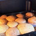 はるはーる☆'s cooksnap of when they made 米粉活用　簡単♪メロンパン風☆.
