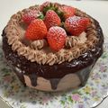 ゆいか's cooksnap of when they made バレンタイン★いちごチョコレートケーキ★.