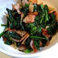 ミロ9607's cooksnap of when they made ♪ほうれん草とベーコンのバターソテー.