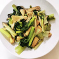 クックABQB4A☆'s cooksnap of when they made ちぢみ雪菜と油揚げの簡単煮物.