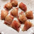 Avo's cooksnap of when they made うずらの温泉卵と生ハムの前菜.