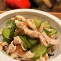 Ayan!'s cooksnap of when they made ささみキュウリの梅&塩昆布和え.