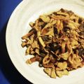 神風＊'s cooksnap of when they made 激うま☆店レシピ☆平茸と豚こま肉の炒め物.