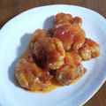 ペキのリリー's cooksnap of when they made 豚コマ肉で作るハニーケチャップボール.