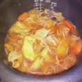 汰ママ's cooksnap of when they made 肉じゃがキムチ煮.