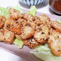 ♡ひぃらぃ♡'s cooksnap of when they made 豚肉のかりんあげ.
